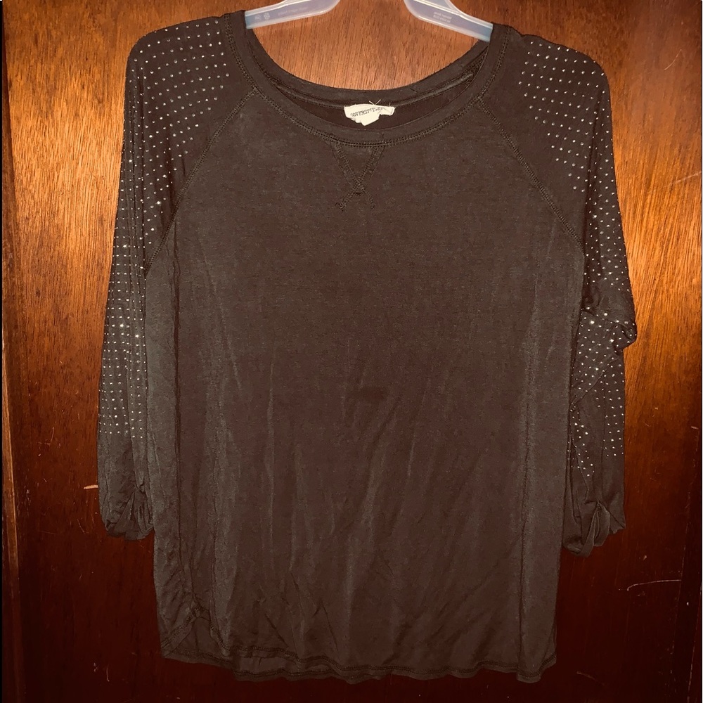 Green studded arms shirt